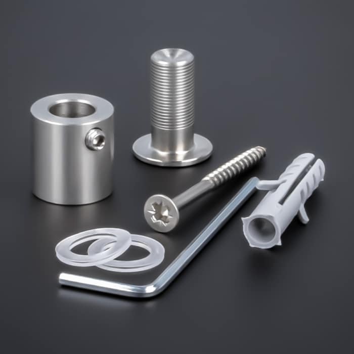 Schilderhalter Edelstahl </br>15x15mm PS: 3-12mm – Bild 7