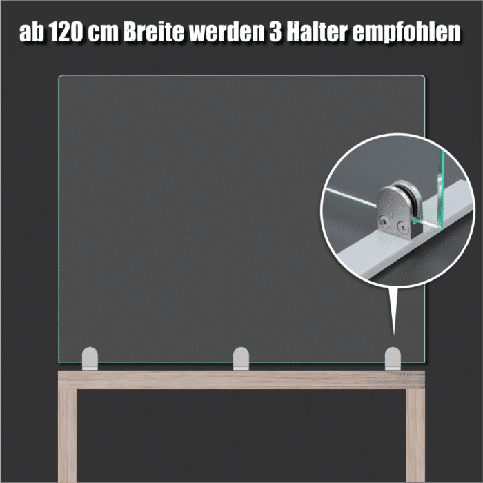 Tischaufsteller 20cm</br>für Acrylglas 4-8mm – Bild 4