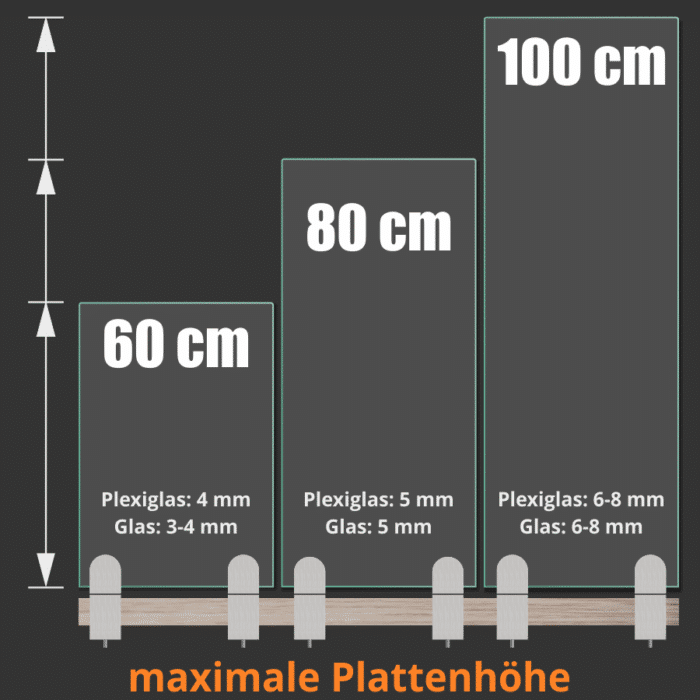 Tischklemme 1-50mm</br> für Acrylglas 4-8mm – Bild 2