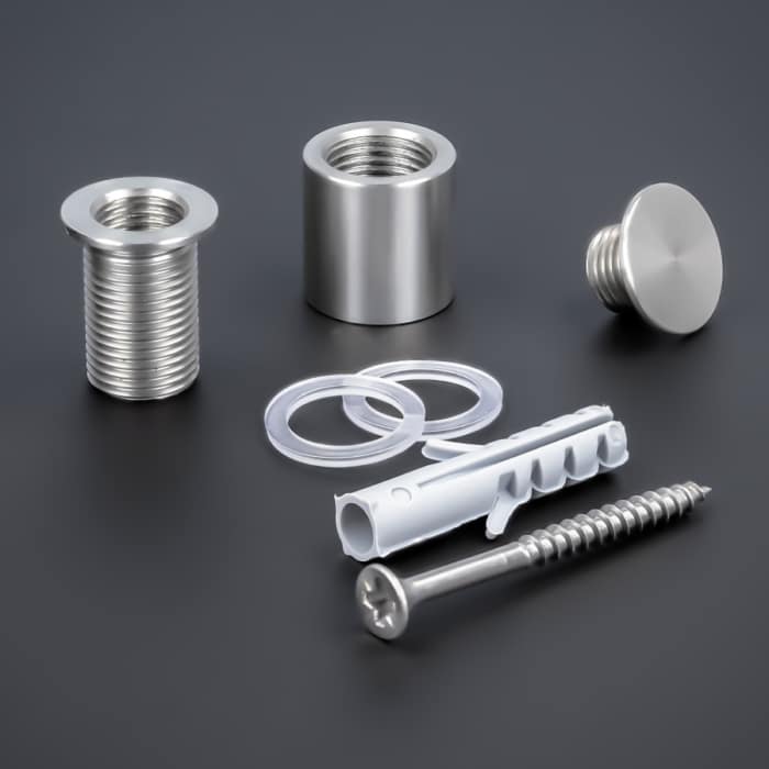 Schilderhalter Edelstahl </br>15x15mm PS: 1-12mm – Bild 8