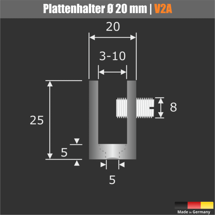 Tischklemme 12-50mm </br>für Acrylglas 4-10mm – Bild 9
