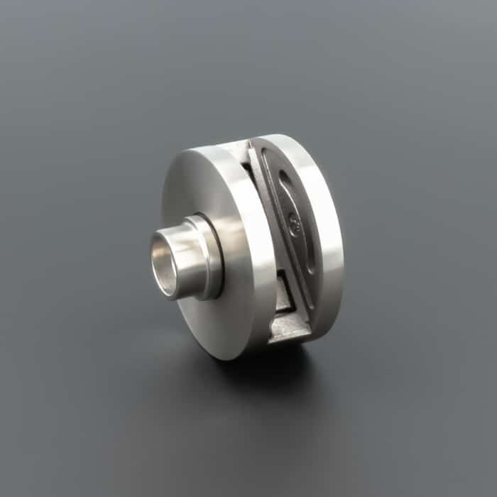 Schilderhalter Edelstahl rund </br>für Platten 8-12mm – Bild 9