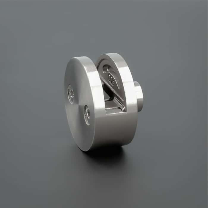 Schilderhalter Edelstahl rund </br>für Platten 8-12mm – Bild 6