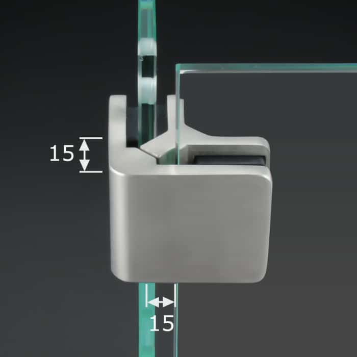 Eckverbinder eckig</br>für Platten 6-10mm – Bild 2
