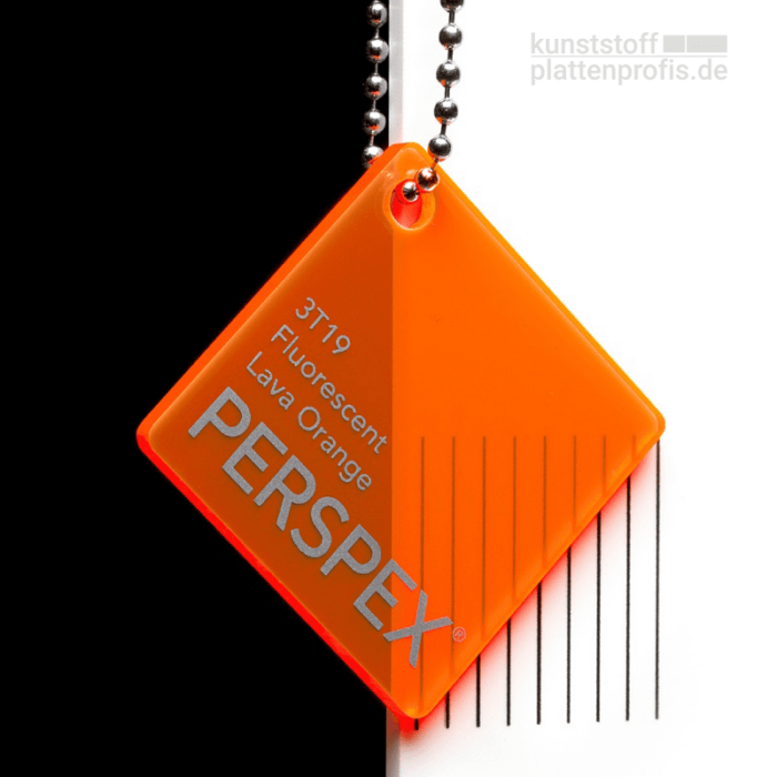 acrylglas gs orange fluoreszierend