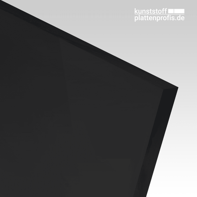 Acrylglas XT Schwarz Deckend
